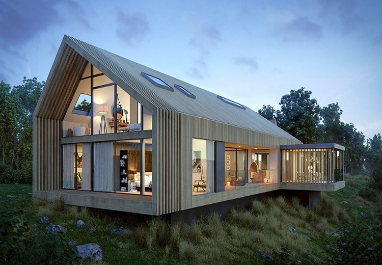 Barnhouse: moderný dom v štýle stodola