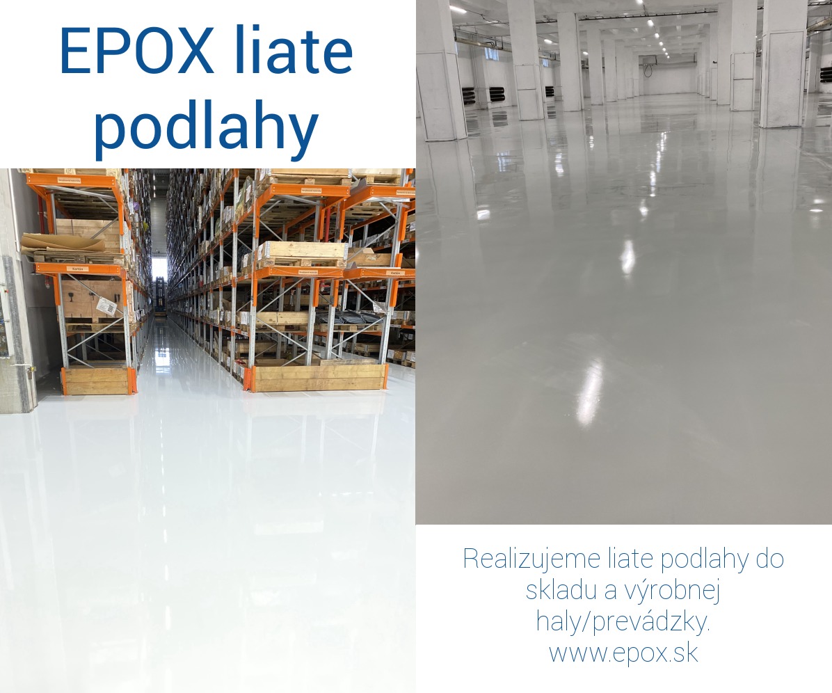 EPOX PODLAHY do skladu a výrobnej prevádzky