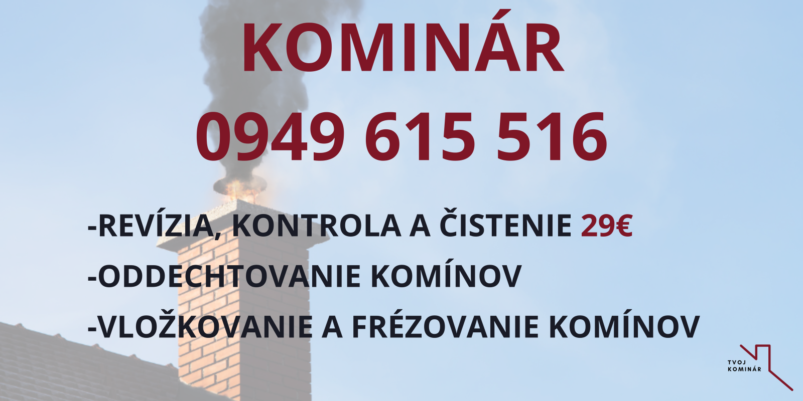 Čistenie komína Žilina