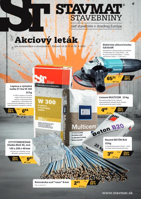 Akciový leták (LETO) STAVMAT