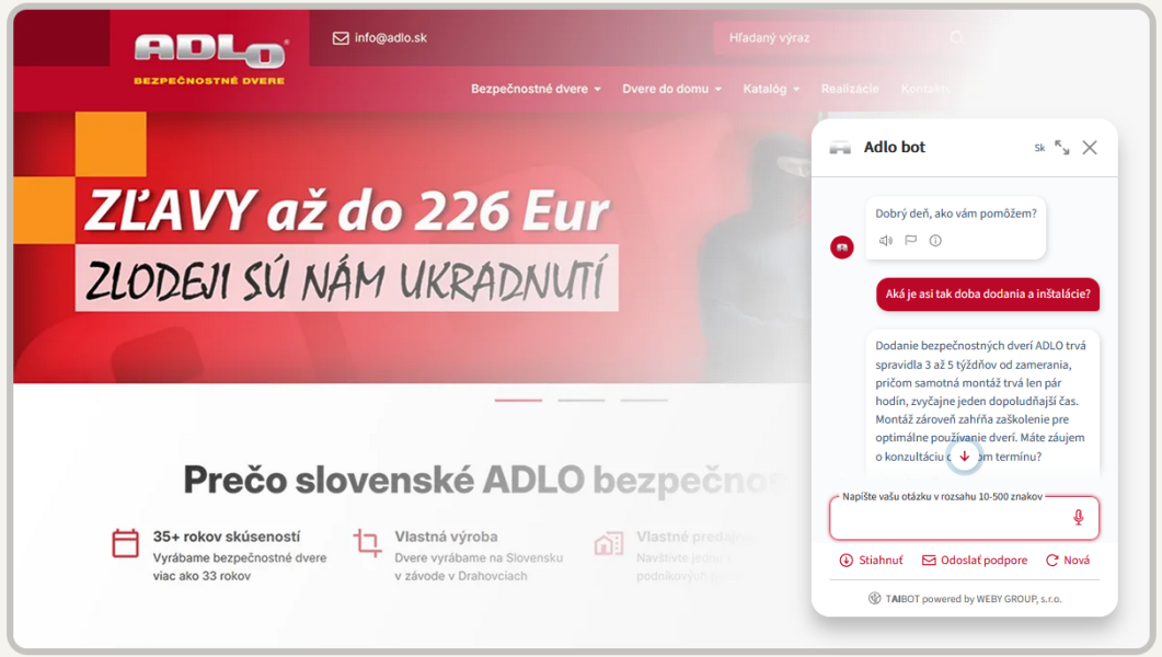 AI chatbot pre stavebné firmy: Predávajte svoje služby a stavebný materiál aj vtedy, keď máte zatvorené 