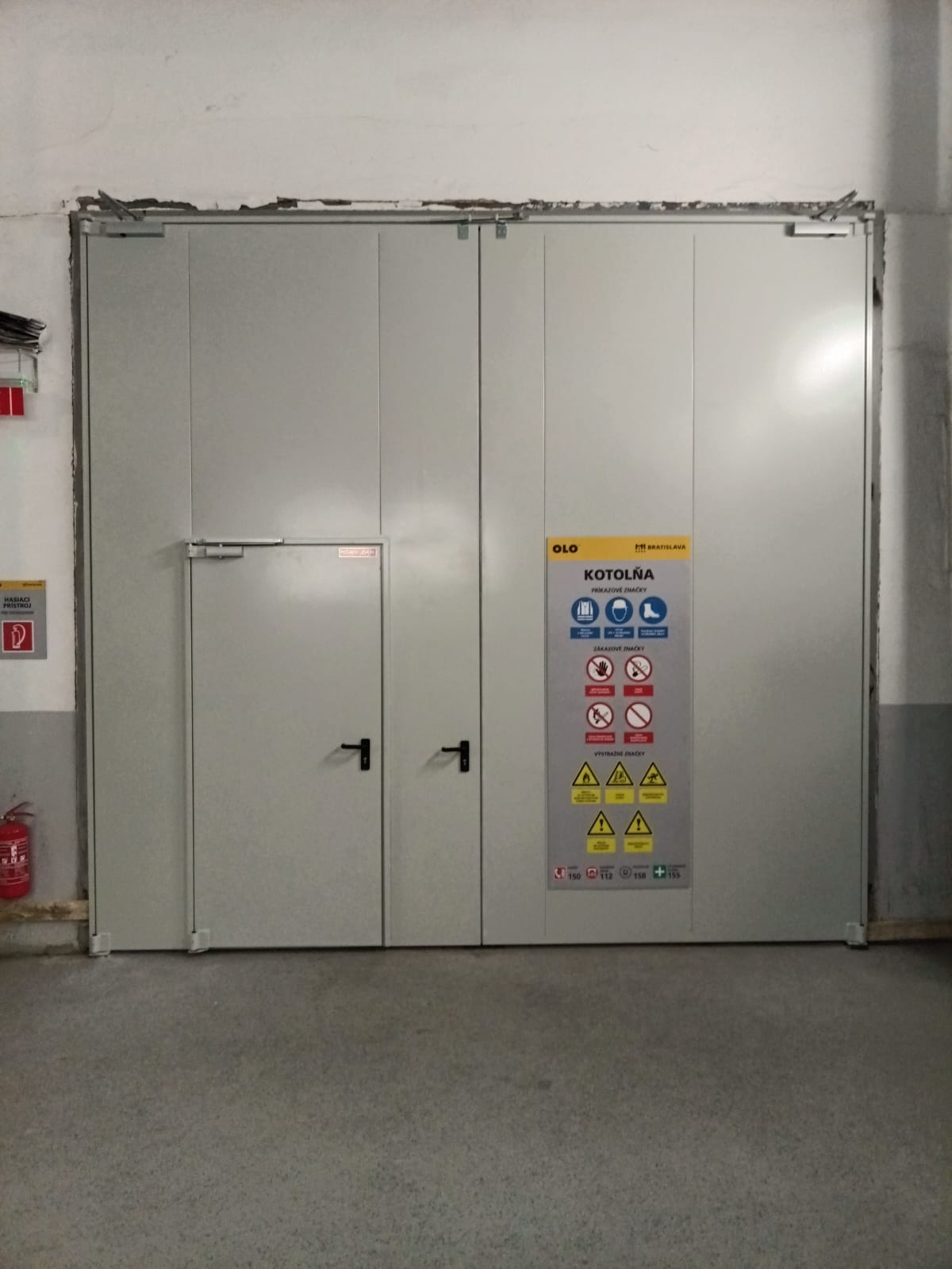 Oceľové protipožiarne dvere