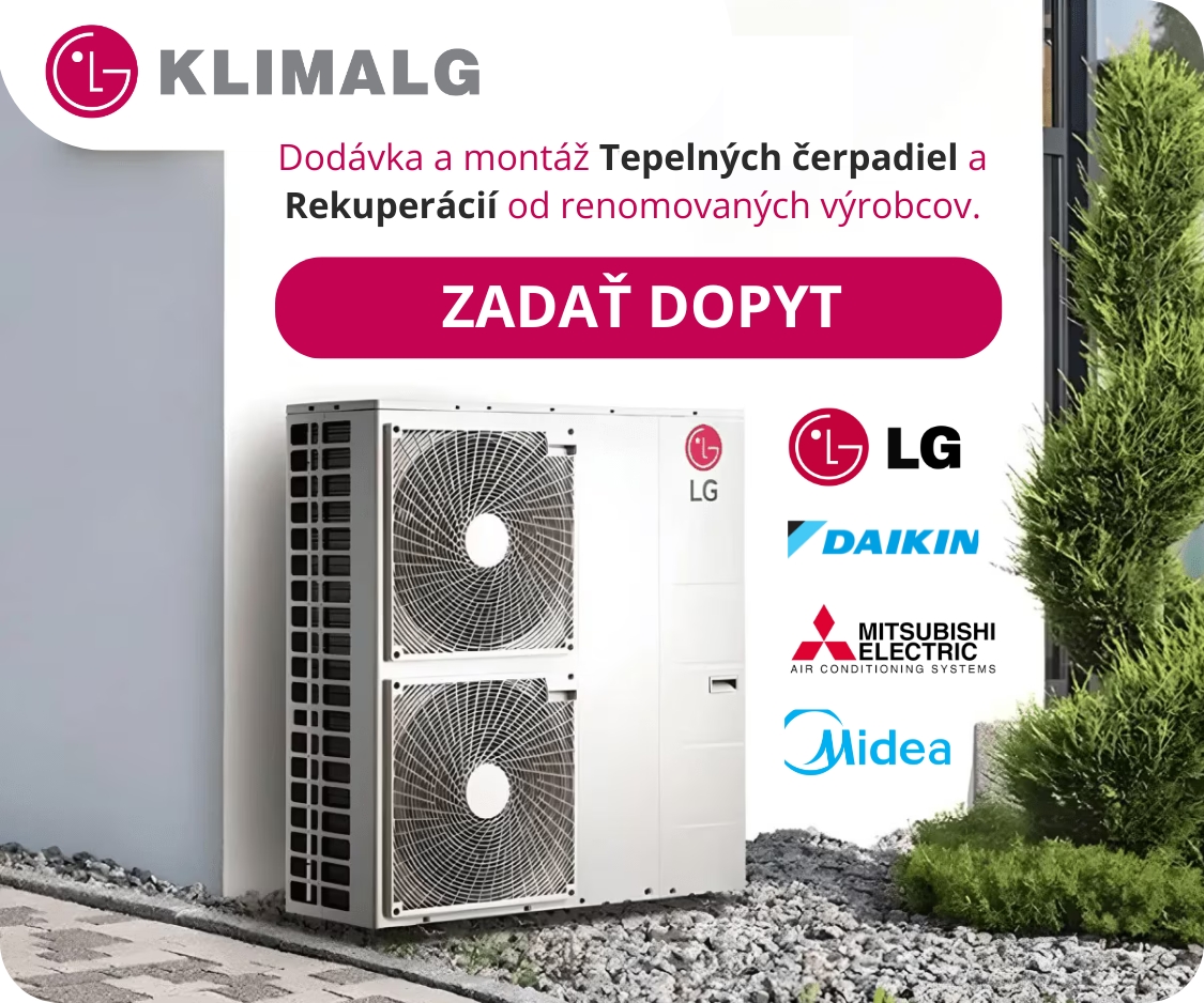 Klimatizácie LG , Mitsubishi , Daikin, Midea 