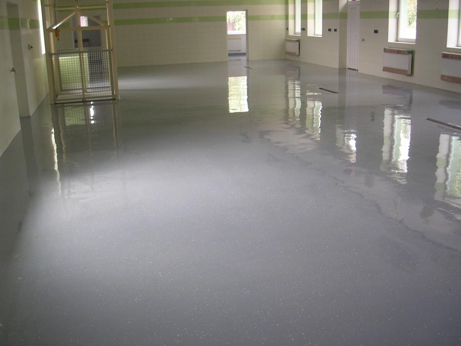 Realizujeme bezprašné a nenasiakavé liate podlahy